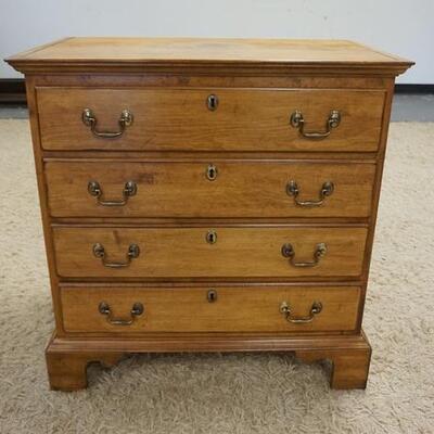 1201	ETHAN ALLEN 4 DRAWER BACHELORS CHEST, 30 IN W 17 IN DEEP, 31 1/4 IN H 
