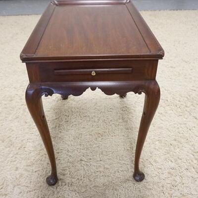 1172	HENKEL HARRIS SIDE TABLE W/PULL OUT SURFACES, 29 1/2 IN X 18 1/4 IN X 26 1/2 IN HIGH
