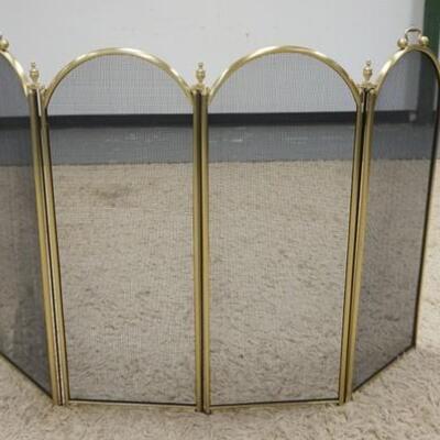 1170	BRASS 4 PART FOLDING FIRE SCREEN

