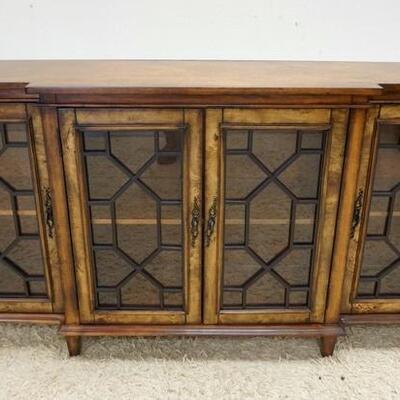 1159	4 DOOR CREDENZA W/INTERIOR SHELVES, 70 IN WIDE X 35 1/2 IN HIGH X 14 3/4 IN DEEP
