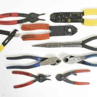 9 Various Wire Strippers Wire Cutters & More
