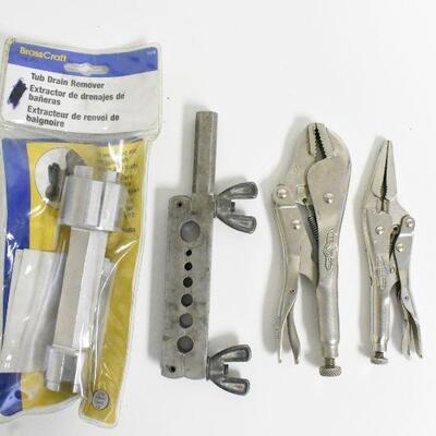 2 Vise Grip Locking Pliers & More