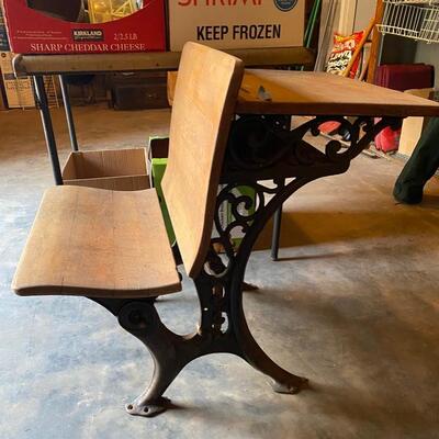 
Vintage school desk
