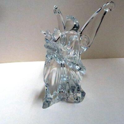 Baccarat Crystal Angel with Dove