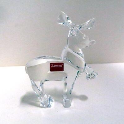 Baccarat Crystal Reindeer