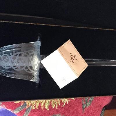 Royal de Champagne Crystal Sword, made in France