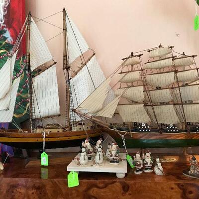 Wooden Sailing Ships Scale models