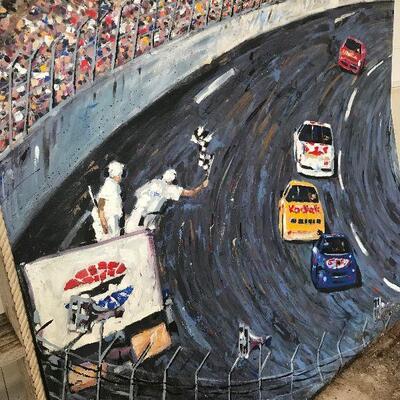 Large Raceway Artwork by Arth