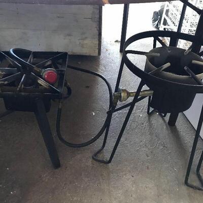 Outdoor Portable burners for crawfish and fish fries