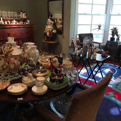 Formal Dining Room filled with wonderful treasures