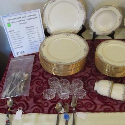 VINTAGE EXQUISITE 114pc LENOX â€œSPRING VISTAâ€ â€“ AMERICAN HOME COLLECTION. No chips or cracks!