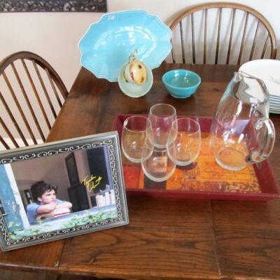 RARE, Aynsley teacup & saucer w/ stand - bone china from England., Signed Autograph by Timothee Chalamet, an actor from the movie...