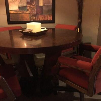 Set of 4 Game Table Chairs