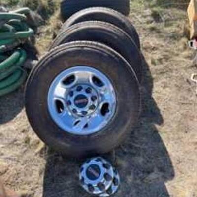 #2080 • OEM GMC Wheels with Tires: OEM GMC Wheels with Tires.