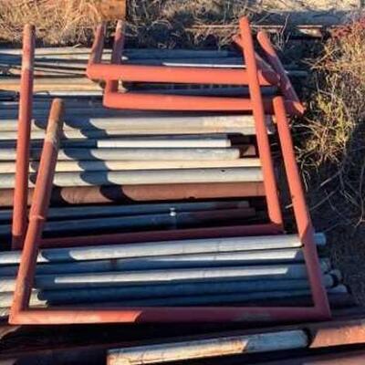 #430 • Galvanized Steel Pipe And Steel Pipe.Ranging In Size From Approx: 1.5” x 30” - 3” x 9’ Pipe Only.