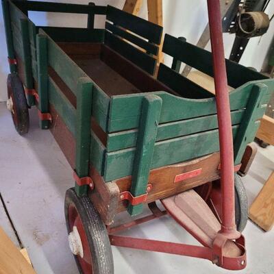 older little red/green wagon