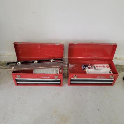 2 craftsman bench top tool boxes $50