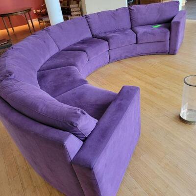 purple couch $100 (comes apart 3 pieces)