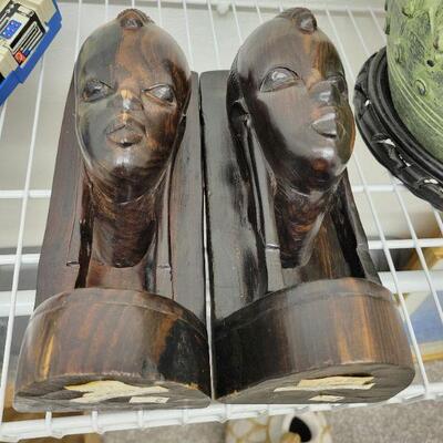 hand carved african idols $40