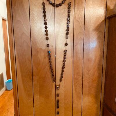 Large wood rosary beads