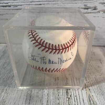 Autographed Baseball by Stan Musial