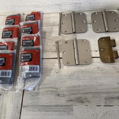 8 NIP Everbilt Door Hinges & 3 Jeldwen Door Hinges