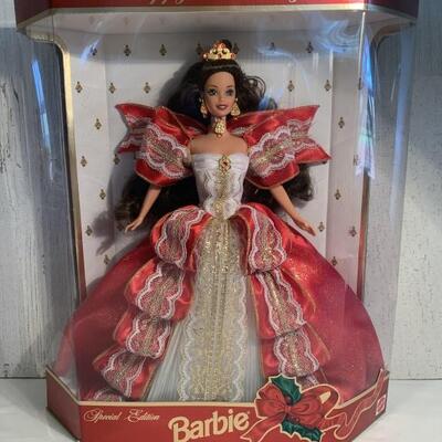NIB 1997 Happy Holidays Barbie 10th Anniversary