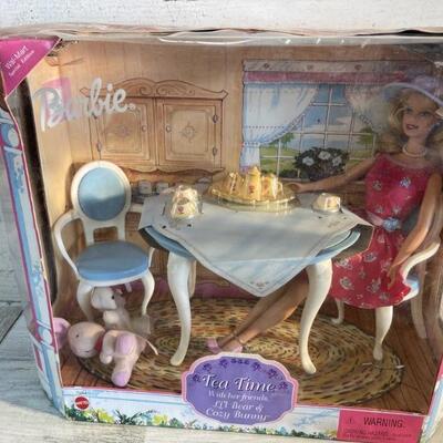 Tea Time Barbie with Li'l Bear & Cozy Bunny