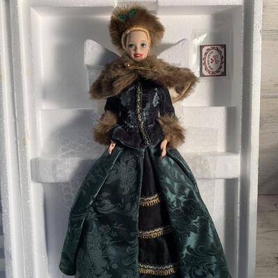 NIB Holiday Caroler Porcelain Barbie Collection