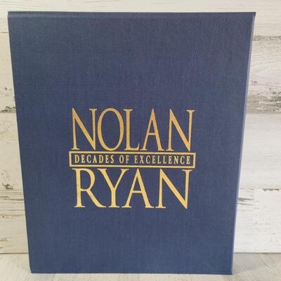 Nolan Ryan Decades of Excellence by Artist Darryl Vlasak of Chicago IL
