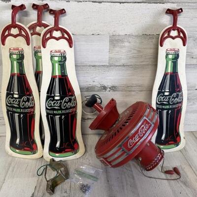 Unassembled Coca Cola Ceiling Fan (Works)