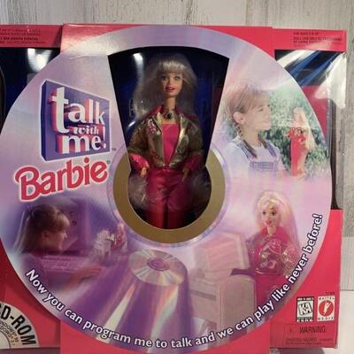 NIB 1997 Talk with Me Barbie CD-ROM Included