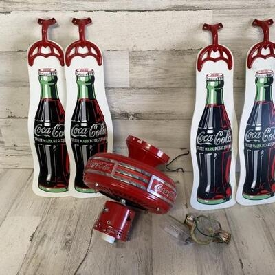 Unassembled Coca Cola Ceiling Fan