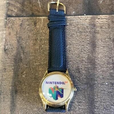 Nintendo 64 Hologram Watch with Leather Band