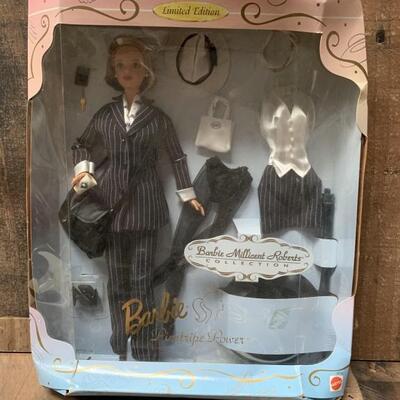 NIB Barbie Millicent Roberts Pinstripe Power