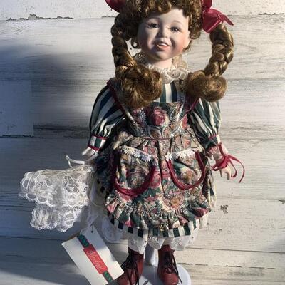 Margaret Ann Porcelain Doll from Around the World