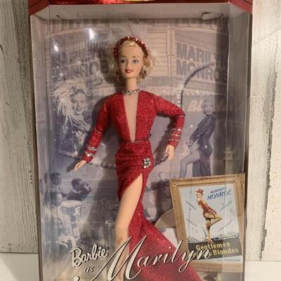 NIB 1997 Barbie as Marilyn Gentlemen Prefer Blondes Hollywood Legends Collector Edition
