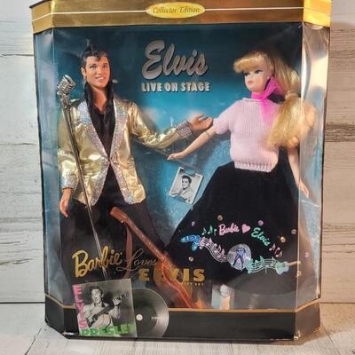 NIB 1996 Elvis Loves Barbie