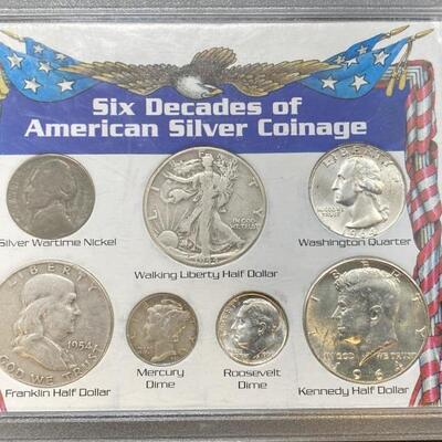 Six Decades of American Silver Coinage Set