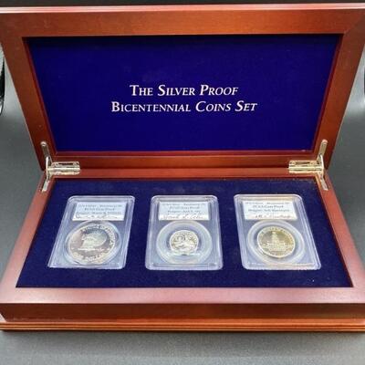 The Silver Proof Bicentennial Coin Set