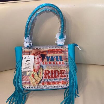 Montana West Concealed Carry Western Bling Purse is New with Tags