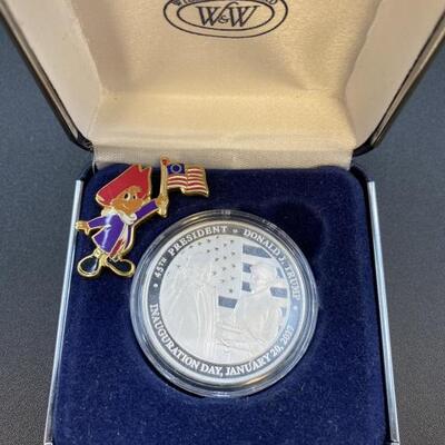 .999 Silver Donald Trump 1 Troy Ounce Coin