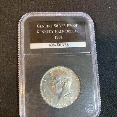 1968 Kennedy Silver Proof Half Dollar