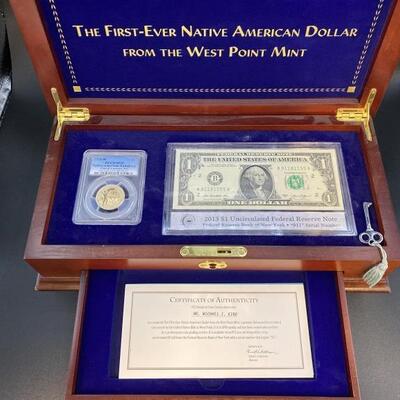 The First-Ever Native American Dollar from West Point Mint Uncirculated Set with CLA and Case