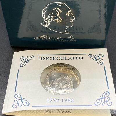 Uncirculated George Washington Commemorative
Silver Half Dollar