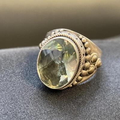 925 Silver Ring, Size 10, Total Weight 12.8 Grams