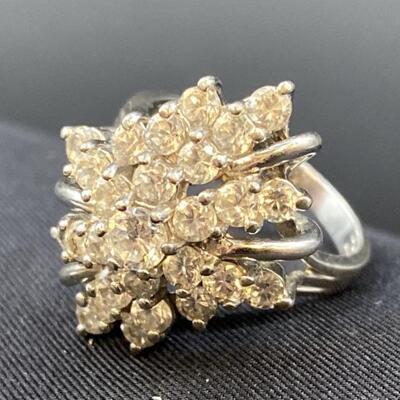 925 Silver Ring, Size 8, Weighs 6.67 Grams