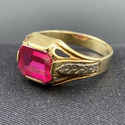 14k Gold Ring Size 12, Weighs 4.36 Grams