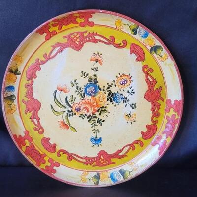 Vintage Hand Painted Decorative Plate, Japan