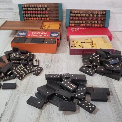 (7) Sets of Vintage Dominoes